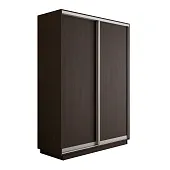 Шкаф-купе Оптим 2-х дверный 140 см. 1 штанга, 7 полок