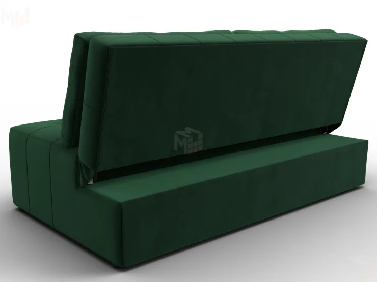 Диван прямой Лига-107 (160) ( SEVEN 626 зеленый )