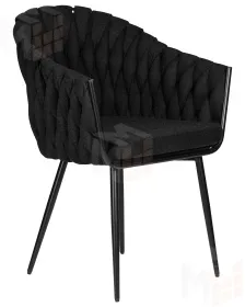 Стул обеденный DOBRIN MATILDA (черная ткань (LAR 275-50))