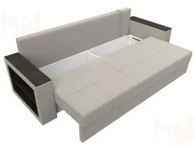 Диван прямой Дубай Лайт полки слева ( Бежевый )