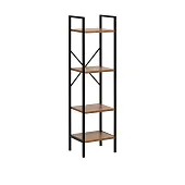 Стеллаж Leset Стилвуд 14 узкий, 4 полки