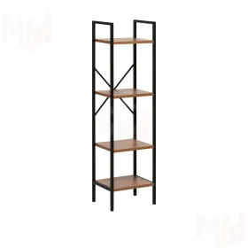 Стеллаж Leset Стилвуд 14 узкий, 4 полки