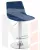 Стул барный DOBRIN TAILOR (синий велюр (MJ9-117))