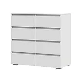 Комод Хелен КМ 04 8 ящиков белый