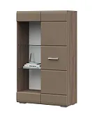 Стеллаж Вегас ясень шимо темный - кофе с молоком