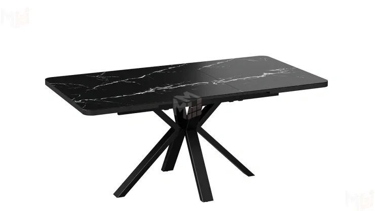 Стол обеденный Хэмптон Тип 1 черный мрамор