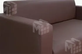  Диван Блэк нераскладной Люкса Шоколад  145 см