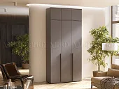 Шкаф Норд 3-х створчатый с антресолью (графит)