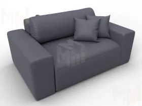 Кресло Лига-036 НПБ ( GRIFON 15 серый )