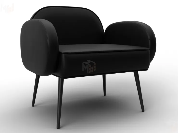 Кресло Лига-086 ( GRIFON 18 черный )