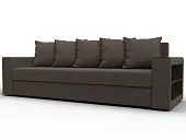 Диван прямой Дубай Лайт ( Амур 05 коричневый )