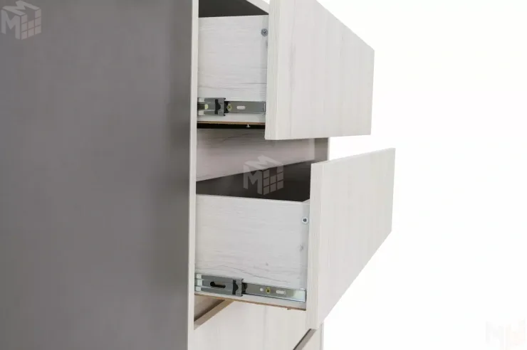 Комод Нильс Дуб Эльза/Темно-Серый Лофт