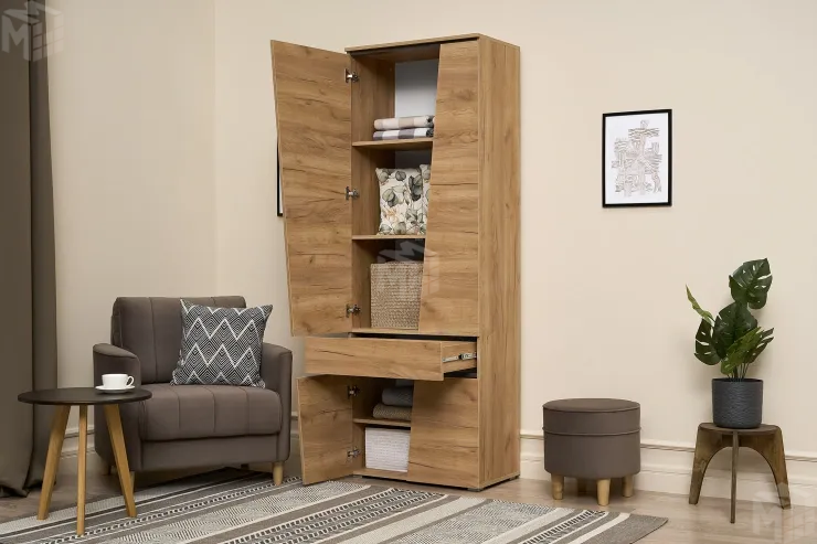 Шкаф высокий закрытый Соренто