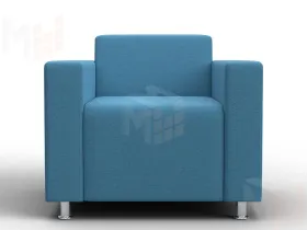 Кресло Лига-093 ВН ( Амур 10 голубой )