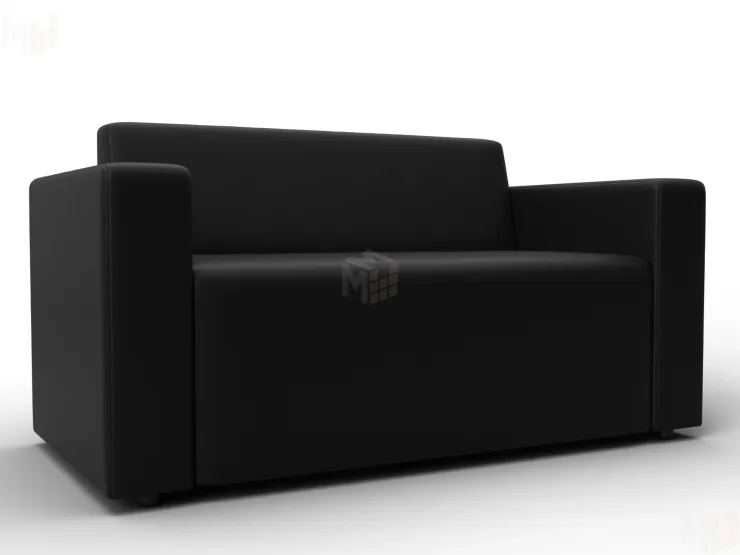 Диван прямой Лига-093 ( Черный ) Диван прямой Лига-093 ( Черный )