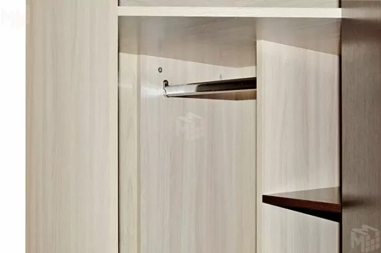 Шкаф угловой Ольга 9.1 Ясень Шимо Светлый/Венге