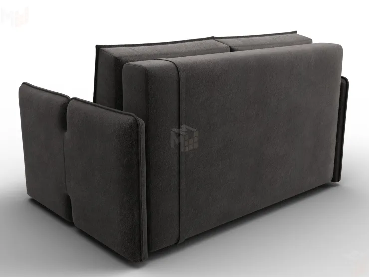 Диван прямой Лига-117 ( LAIM 10 темно-коричневый )