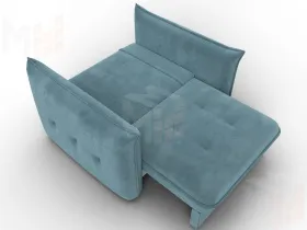 Кресло Лига-100 НПБ ( SEVEN 113 бирюзовый )