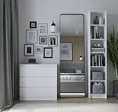 S00326 Варма 40 стеллаж 38х198х28, белый