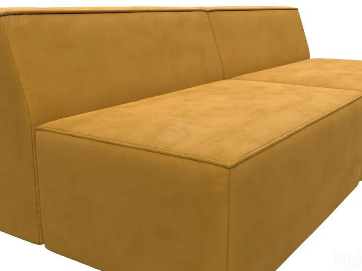 Диван прямой модульный Монс ( BRUT 10 желтый )