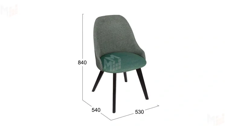 Стул Толедо тип 1 Черное дерево /тк. №206/тк.222