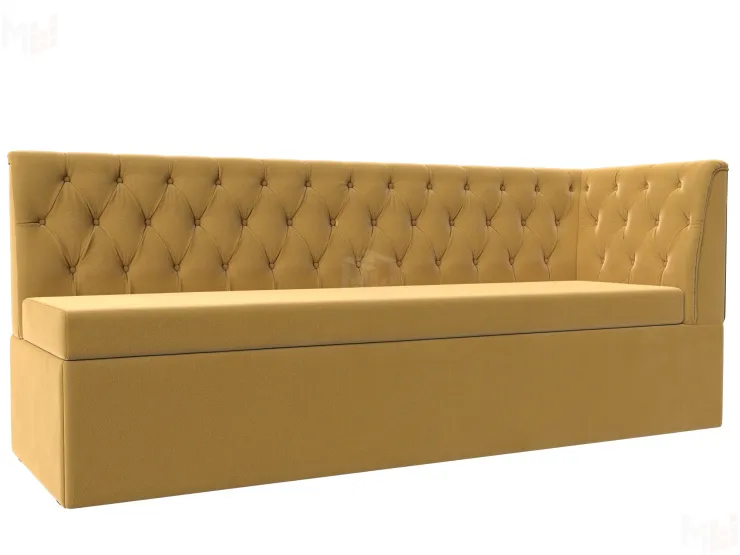 Диван кухонный прямой Маркиз с углом справа