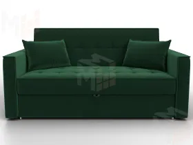 Диван прямой Лига-104 (140) ( SEVEN 626 зеленый )