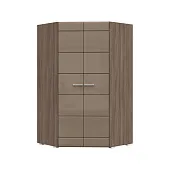 Шкаф угловой 2х ств Вегас шимо темный - кофе с молоком