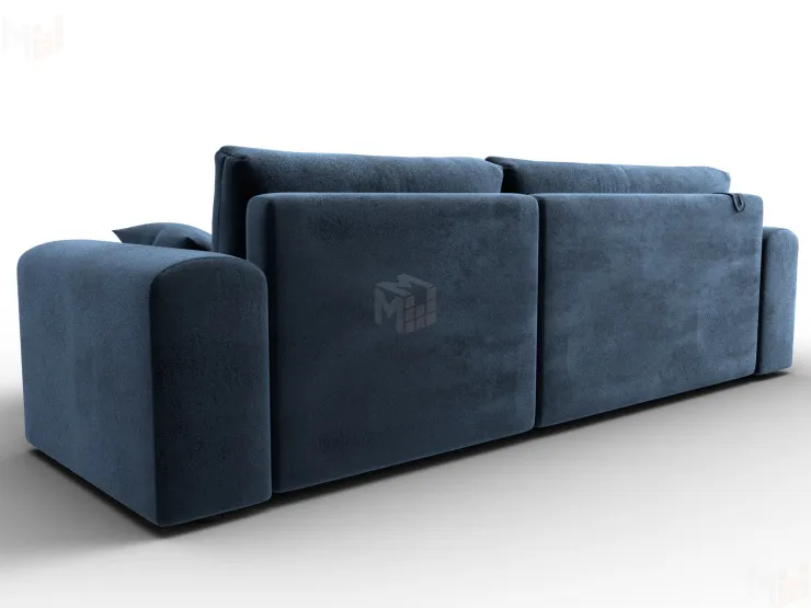 Диван угловой Лига-099 угол универсальный ( TOWER 13 синий )