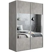 Шкаф-купе Эста 2-х дверный (4 ЛДСП / 4 Зеркала) 180 см.