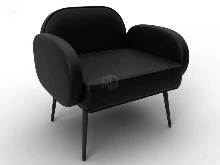 Кресло Лига-086 ( GRIFON 18 черный )