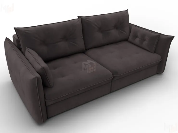 Диван прямой Лига-100 НПБ ( SEVEN 727 коричневый )