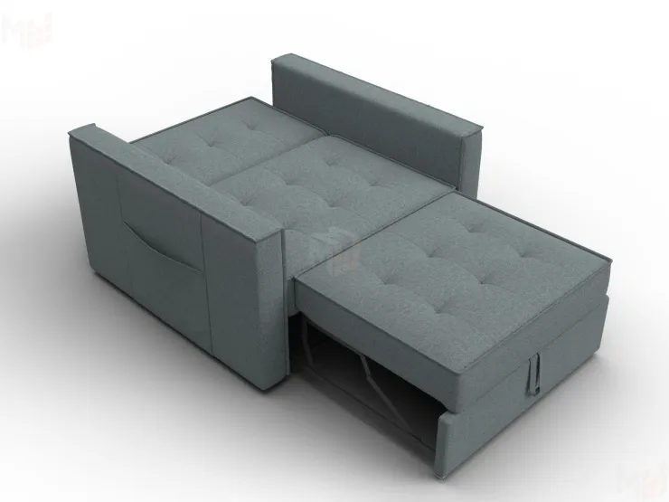 Кресло-кровать Лига-104 (80) ( Амур 07 серый )