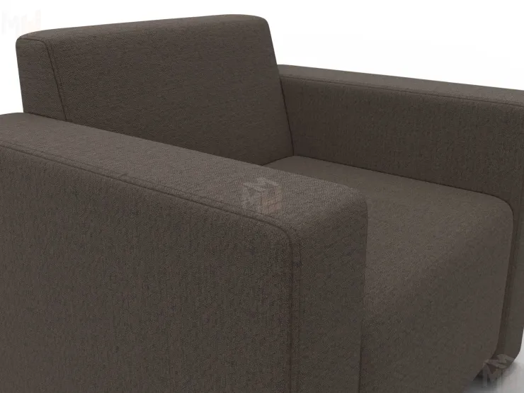 Кресло Лига-093 ( Амур 05 коричневый )