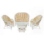 Комплект Черчилль с 2-х местным диваном, цвет: белый