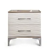 Тумба прикроватная Гравита  белый глянец