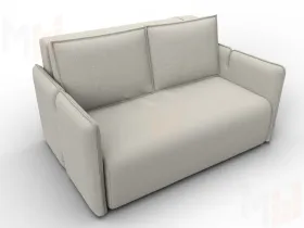 Диван прямой Лига-117 ( Амур 02 бежевый )