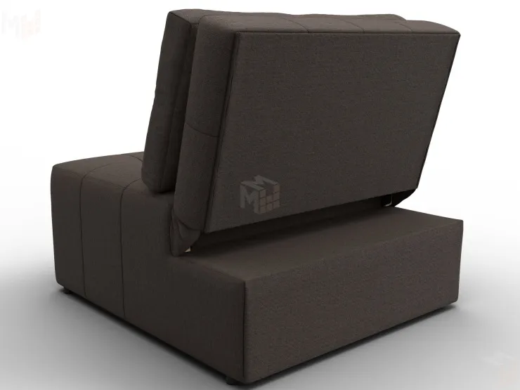 Кресло-кровать Лига-107 (80) ( Амур 05 коричневый )