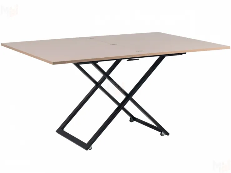 Стол-трансформер Compact G41/S53 Капучино глянец/опоры черные