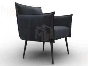 Кресло Лига-083 ( велюр TOWER 11 темно-серый )