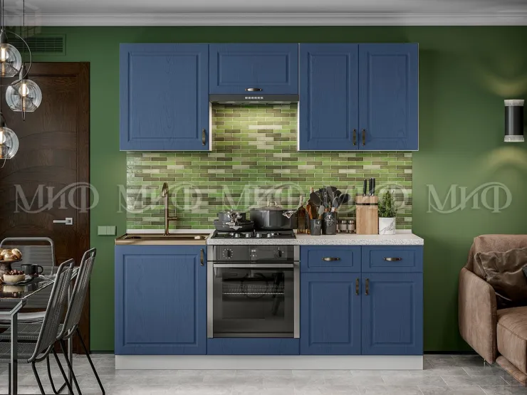 Кухня Констанция 2,0 Компоновка №6 джинс