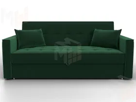 Диван прямой Лига-104 (160) ( SEVEN 626 зеленый )
