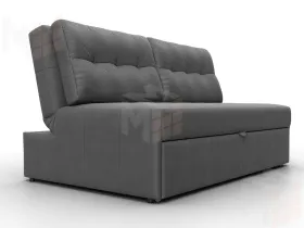 Диван прямой Лига-107 (140) ( JOLY 13 серый )