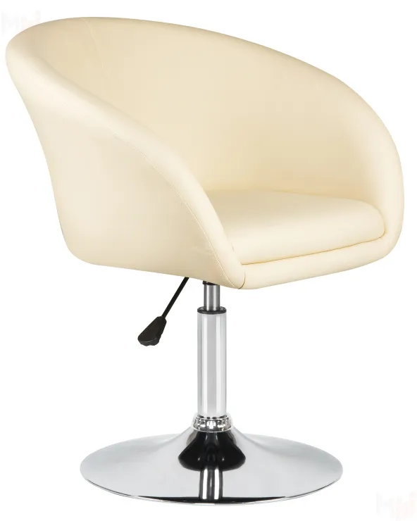 Кресло дизайнерское DOBRIN EDISON (кремовый)