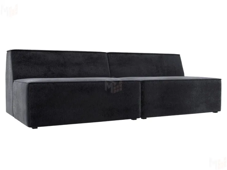 Диван прямой модульный Монс ( TOWER 11 темно-серый )