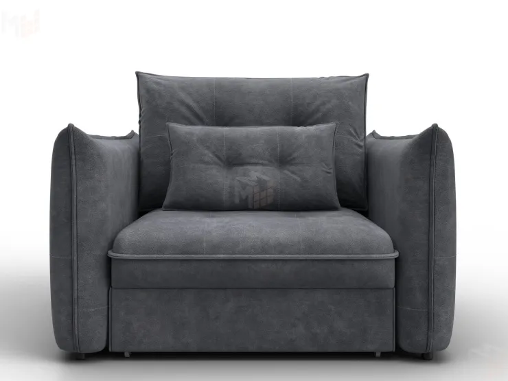 Кресло Лига-100 НПБ ( BRUT 16 темно-серый )