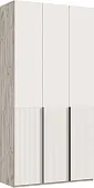 Шкаф 3-ств Марвэл 1200 мм. без доп.ящиков  Кашемир/Дуб Крафт серый