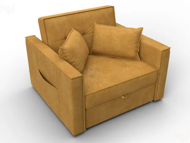 Кресло-кровать Лига-104 (80) ( BRUT 10 желтый )