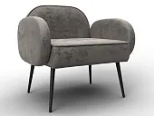 Кресло Лига-086 ( велюр NUVOLA 27 серо-бежевый )