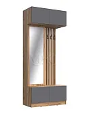 Прихожая Роджина (крафт золотой/графит)